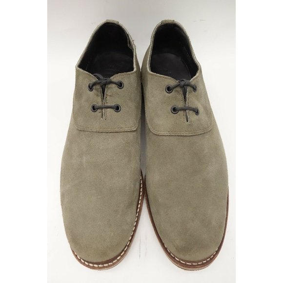 Helm Olive Green Suede Leather Dress Casual Oxfords Shoes Men\'s 11 D main image 9
